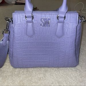 steve madden purple satchel
